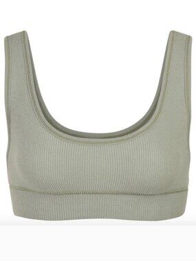 Skims Waffle Scoop Neck Bralette Size Small